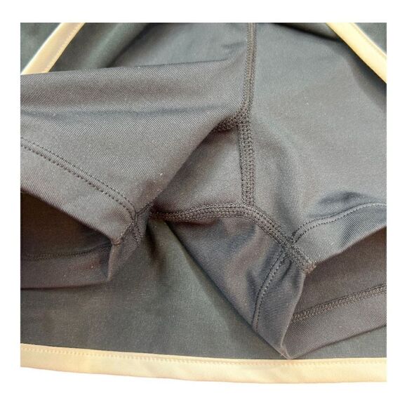 Hind Skort Women Large Black Elastic Waist White Striped Trim Lined Tennis - Picture 8 of 8